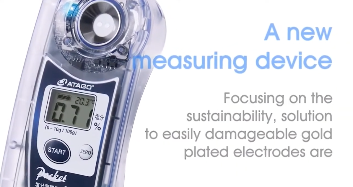 Atago refractometer device