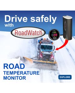 Road and ambient temperature monitoring system