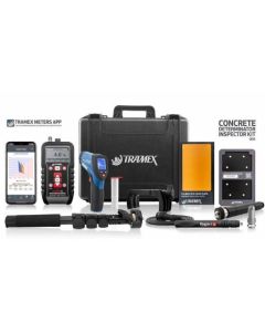 Tramex CDIK Concrete Inspection Kit for Concrete Slab Moisture, Hardness, and Surface Condition Testing