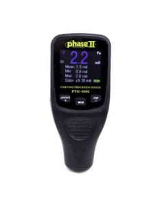 Phase II PTG-4000 Digital Coating Thickness Meter with Auto Recognition for Industrial Coatings Inspection