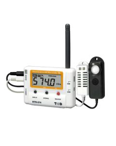 Wireless temp - Humidity Data Loggers for museums also monitoring cumulative luminance and UV