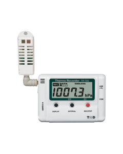 T&D TR-73U Multi-Parameter Data Logger for Temperature, RH and Barometric Pressure Tracking