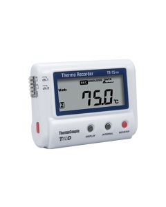 T&D TR-75nw High-Temperature Data Logger with Dual Thermocouple Inputs for Industrial and Laboratory Use