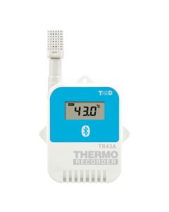 T&D TR-43A Thermo-Hygrometer Data Logger with External Probe for Storage and Facility Monitoring