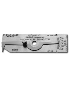 GAL GACAT5-000 V-WAC Single Weld Gauge for Fillet Weld Size and Angle Measurement